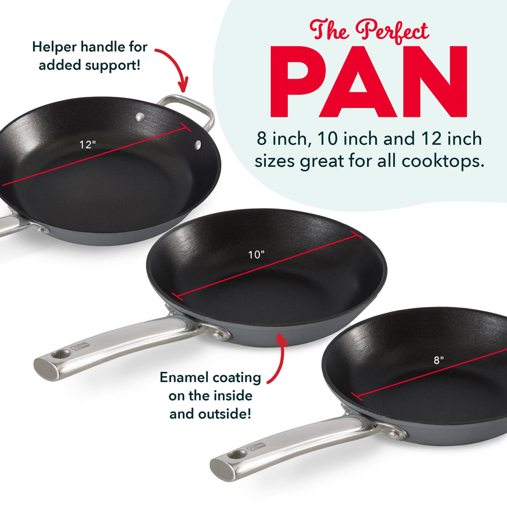 Lightweight Cast Iron Nonstick Pans