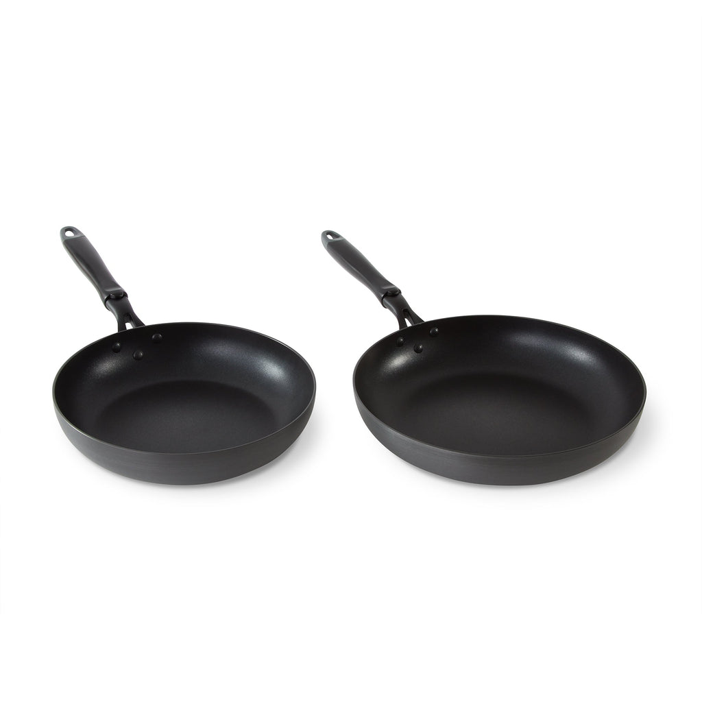 Hard Anodized 2pc Fry Pan Set - Unfinished