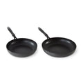 Hard Anodized 2pc Fry Pan Set - Unfinished