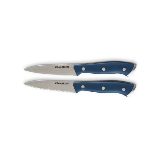 2 Piece Paring Knife Set - Zakarian Blue
